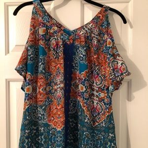 Cold Shoulder top from Stitch Fix.